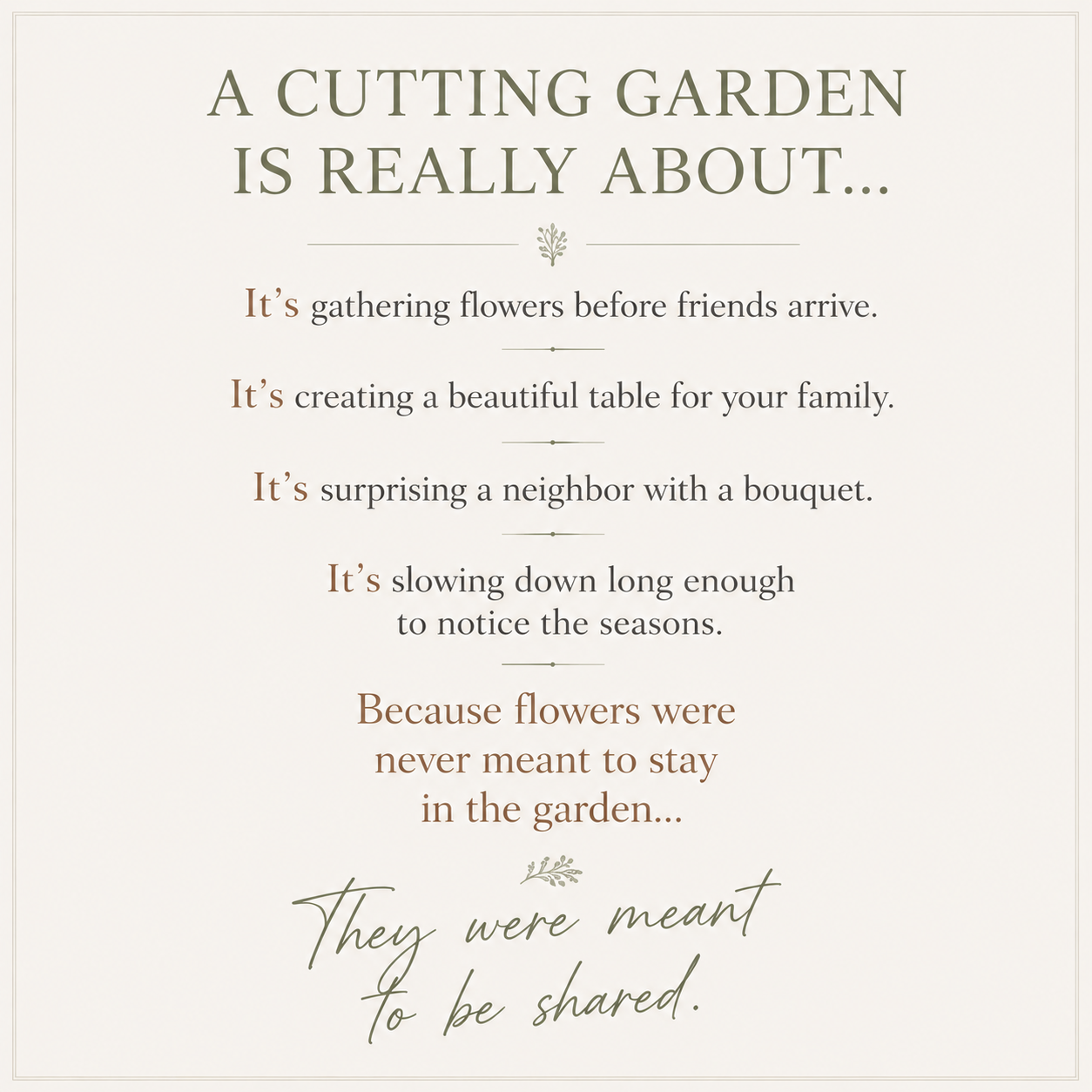 Grow Your Own Spring Cutting Garden Fall-Planted for Spring 2027 Blooms