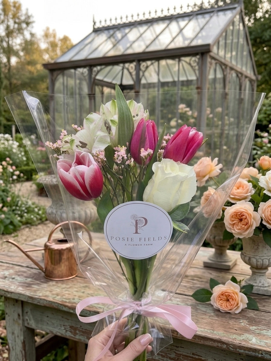Bucket of Takeaway Posies