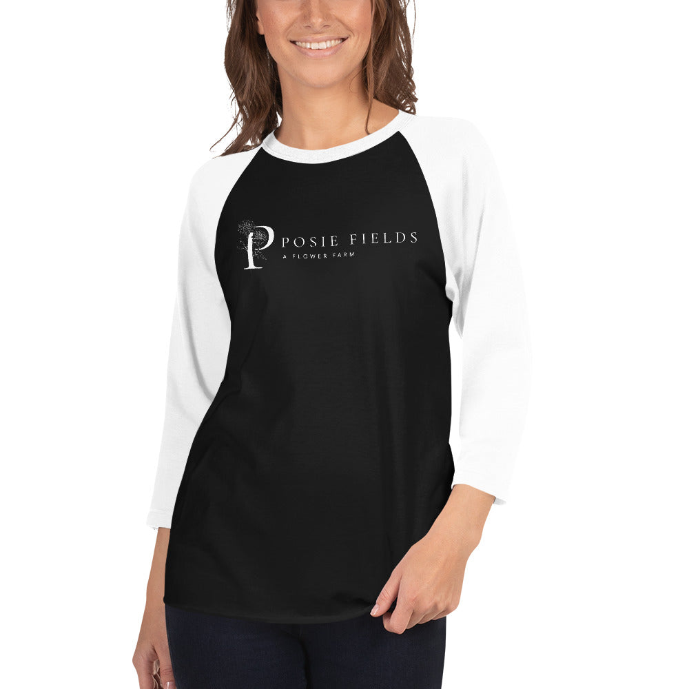 Posie Fields 3/4 sleeve raglan shirt